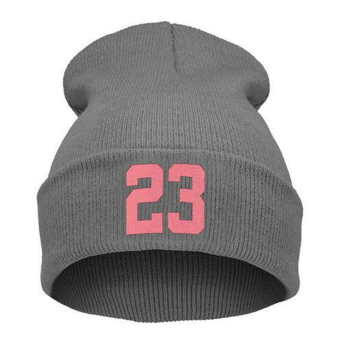 New Fashion Women Casual Number Beanies Skullies   Warm Hats For Female Knitted Gorros Bonnet Hip Hop Cap Women GS