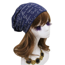 New Fashion Women Cotton blend Letter Print Hip-Hop Hats For Female Beanie Hat Cap   Skullies Beanies Gorra GS