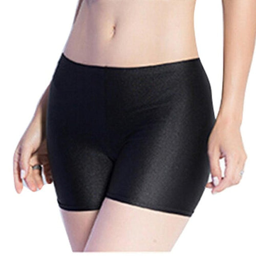New Fashion Women Safety Short Pants Spandex Women Flat Tiered Underwear Middle Waist Seamless Shorts Underpants Female GS