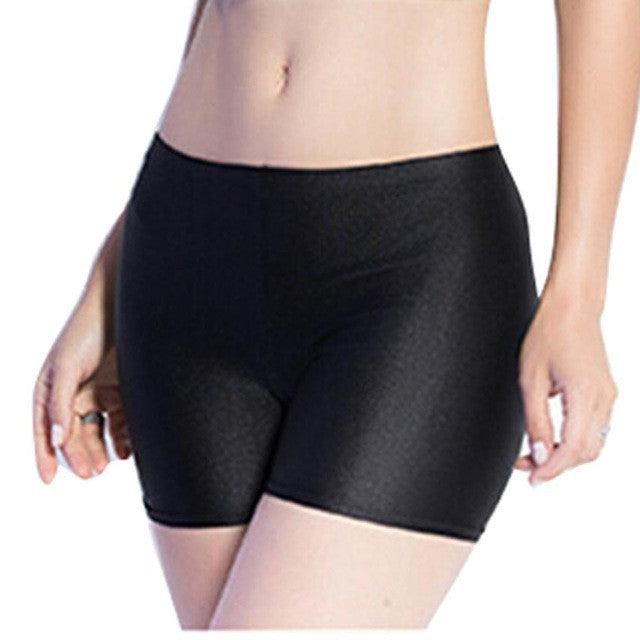 New Fashion Women Safety Short Pants Spandex Women Flat Tiered Underwear Middle Waist Seamless Shorts Underpants Female GS