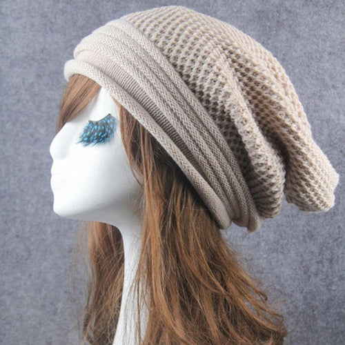 New Fashion Women  Beanie Hat Knit Warm   Hat For Women Skullies Beanies For Female Gorros mujer Inverno GS