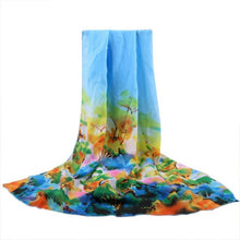 New Fashion ladies scarf flower Print chiffon   Scarves women shawl Beach Cover Up female scarf YLYL GS