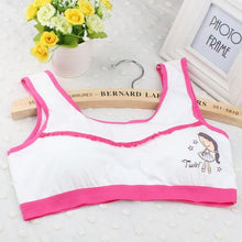 New Lovely Bra Girls Underwear Cute Cotton Vest Children Padded Underclothes Cropped Tops Women Soutien Gorge GS