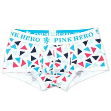 New Men Boxers PINK HERO Brand Underwear Cotton Mens Underpants Knickers Sexy Men's Boxer Shorts Pants For Men M L XL XXL GS