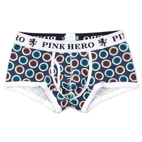 New Men Boxers PINK HERO Brand Underwear Cotton Mens Underpants Knickers Sexy Men's Boxer Shorts Pants For Men M L XL XXL GS