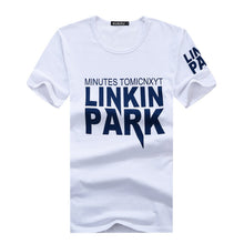 New Plus Size M-2XL T Shirt Letter Printed Men Short-sleeved O- Neck T-shirt LINKIN PARK t Shirt Tops 70410 GS
