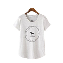 New Women Letter Print T Shirts Loose Short Sleeve T-shirt Women Plus Size tshirt Casual Tops 70998 GS