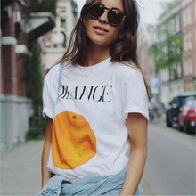 New Women T shirts Fruit Print T-shirt Woman O-neck Top Short Sleeve Female Plus Size Banana Orange Cherry t shirt 71486 GS