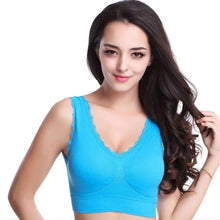 Sexy Women Bra Lace Solid Tops Breathable Padded Fitness Wire Free Bra Strappy Push Up Bras For Women GS
