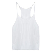 Solid Tank Tops Knitted Camis Women Sleeveless Crop Top 5 Colors  Simply StyleWoman Bustier Crop Top Black GS