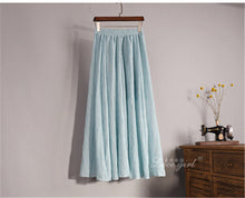 Women New Autumn Skirt Ankle-Length A-line Skirt Female Fashion Maxi Plus Size Faldas Saia Hot  71520 GS