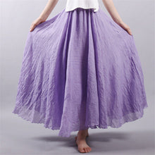 Women New Autumn Skirt Ankle-Length A-line Skirt Female Fashion Maxi Plus Size Faldas Saia Hot  71520 GS