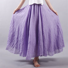 Women New Autumn Skirt Ankle-Length A-line Skirt Female Fashion Maxi Plus Size Faldas Saia Hot  71520 GS