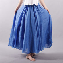 Women New Autumn Skirt Ankle-Length A-line Skirt Female Fashion Maxi Plus Size Faldas Saia Hot  71520 GS