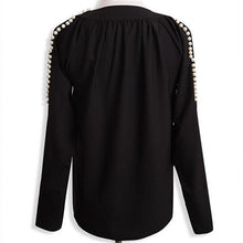 Women New Chiffon Plus Size Tops Full O-neck Blouse Off Shoulder Casaul Shirt With Button 70476 GS
