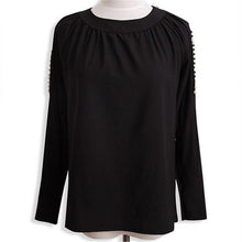 Women New Chiffon Plus Size Tops Full O-neck Blouse Off Shoulder Casaul Shirt With Button 70476 GS