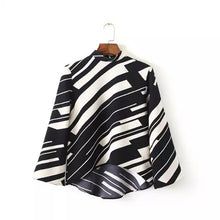 Autumn New Shirt Fashion Full Sleeve Casual Plus Size Female Women Blouse Stand Plus Size Patchwork Zip-up Tops 72089 GS