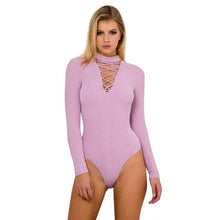 Women Elegant Halter Cotton Playsuit Bodysuit Women Slim V-Neck Jumpsuit combinaison femme &03 GS