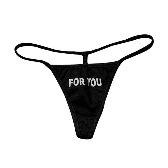 Cotton G-String And Thongs Women Sexy Letter Print Low Waist Briefs Panties Underwear Women tangas women sexy #20 GS