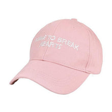 Fashion Caps Female Letter Embroidery Snapback Boy Hip hop Hat Adjustable Baseball Cap gorras mujer Black White Pink #03 GS