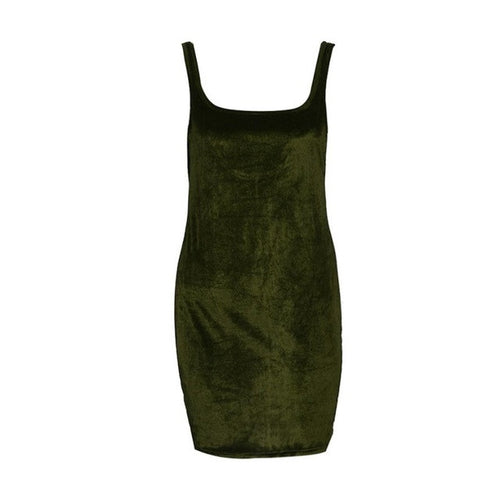 Fashion Sexy Women Sleeveless Short Mini Velvet Dress Evening Party Sheath Bodycon Elegant Womens Dresses Vestidos #1215 GS