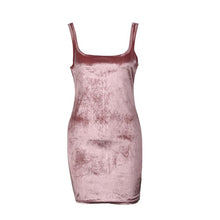Fashion Sexy Women Sleeveless Short Mini Velvet Dress Evening Party Sheath Bodycon Elegant Womens Dresses Vestidos #1215 GS