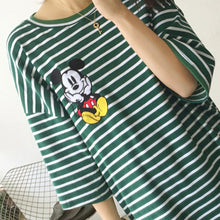 Fashion Short Sleeve T-shirts Korean New Fashion Cute Mouse Embroidery T Shirts Casual t-shirt Women Tops Plus Size 72657 GS