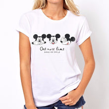 Fashion Short Sleeve T-shirts Plus Size Female T shirts Carton Letter Print Top O-neck Women t shirt 71275 GS
