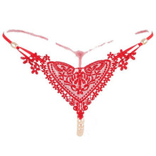 Fashion Women Sexy Crotchless Panites Hot Lingerie Panty Pearl Thong G-string Underwear Women bragas mujer #18 GS