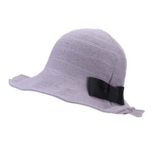 Fashion Women Sun Hat Foldable Brimmed Sun Hat  Hats for Women UV Bowknot beach hats for women #63 GS