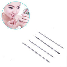 4pcs Blackhead Comedone Acne Blemish Remover Stainless Needles Remove Tool Unisex Gender Anne GS