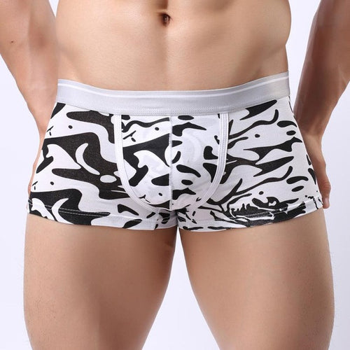 High Quality Underwear Men Print Modal Men Underwear Mens boxers homme Underwear Shorts sous vetement homme sexy hot #23 GS