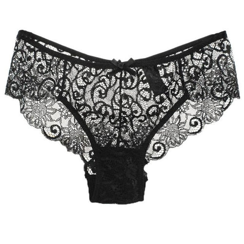 High Quality Women Lace Panties Underwear Transparent Comfort Breathable Plus size S/XL Breathable Briefs Sexy Lingerie #18 GS