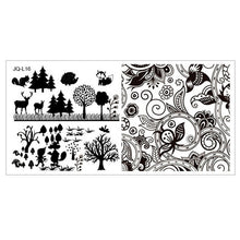 6*12cm Stainless Steel Nail Art Stamping Plates Geometric Sports Nails Template Stamp beauty Anne GS
