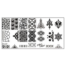 6*12cm Stainless Steel Nail Art Stamping Plates Geometric Sports Nails Template Stamp beauty Anne GS