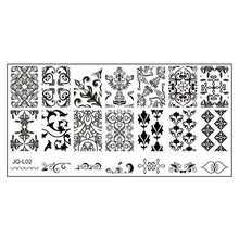 6*12cm Stainless Steel Nail Art Stamping Plates Geometric Sports Nails Template Stamp beauty Anne GS