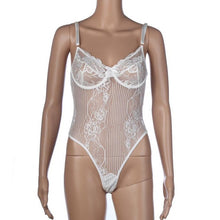 Hot Sexy Lace Bodysuit Women Hollow Out V Neck Sleeveless  Lace Bralette Bustier Jumpsuit Rompers Women Overalls #53 GS