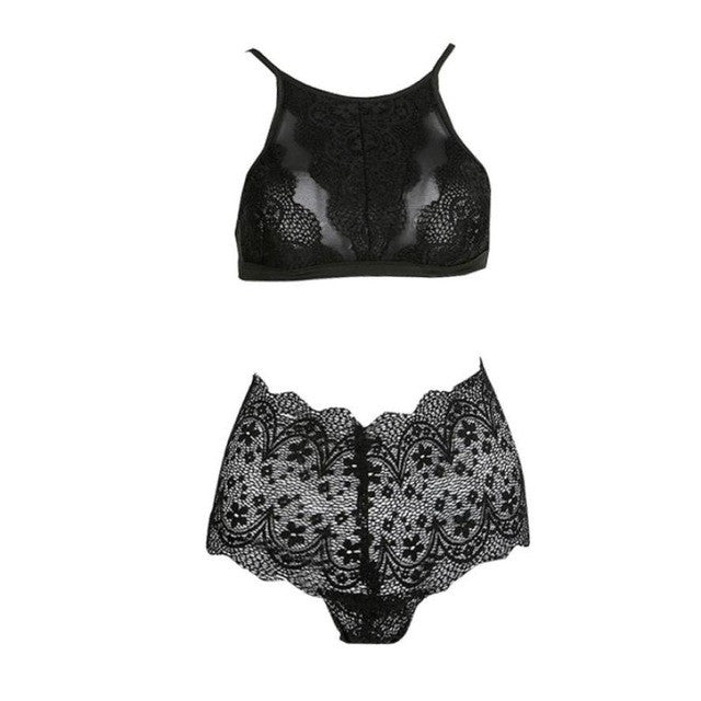 Lace Sleeveless Tank Top Women Corset Sexy Top Lace 1 PC Tank Top +Underpants Set Backless top cropped for women  #23 GS