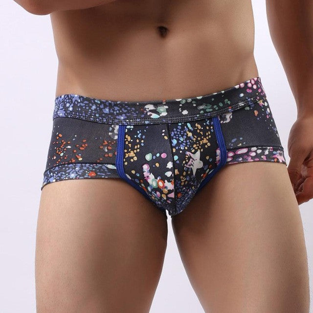 New Arrival Sexy Underwear Men's Shorts Bulge Pouch Print Boxer Shorts Boxers Mens Underwear M/2XL ropa interior hombre #23 GS