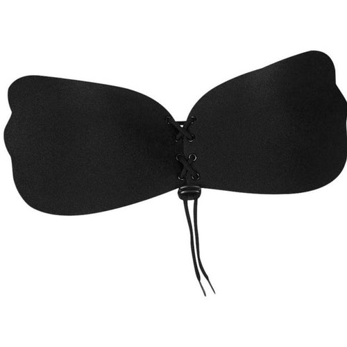 New Arrival Women Sexy Strapless Instant Breast Lift Invisible Silicone Push Up Bra Unpadded Nylon Nipple Cover #63 GS