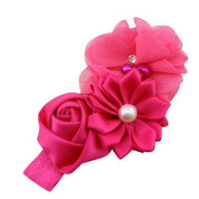 New Fashion Baby Girl Children Flower Pearl Hair Band Headband Hairband Hair Accessories 7 Colors #425 GS
