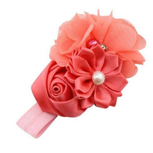 New Fashion Baby Girl Children Flower Pearl Hair Band Headband Hairband Hair Accessories 7 Colors #425 GS