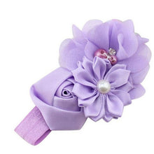New Fashion Baby Girl Children Flower Pearl Hair Band Headband Hairband Hair Accessories 7 Colors #425 GS