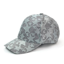 New Fashion Baseball Caps Women Solid Lace Star Pattern Adjustable Sun Snapback Hat For Women Girls gorra de beisbol #63 GS