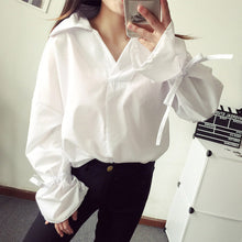 New Fashion Irregular Shirt Woman Tops Casual Long Sleeves Striped Shirt V-neck Ladies Blouses Plaid Clothing 33043 GS