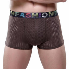 New Fashion Mens Trunks Underwear Soft Spandex Modal Boxers Mens Shorts Pouch Male Boxers Underpants Plus Size L-3XL #23 GS