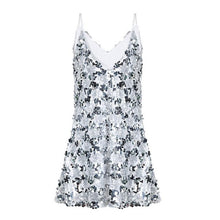New Fashion Party Dresses Womens Backless Sequin Ladies Party Short Mini Dress vestidos mujer #23 GS