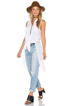 New Fashion Plus Size Blouse Women Chiffon Blusas Sleeveless Turn-down Collar Shirts Chiffon with Button Tops 71992 GS