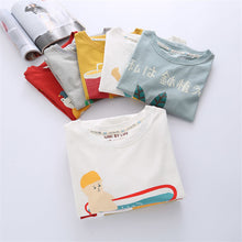 New Fashion Short Sleeve T-shirts Harajuku T Shirts Kawaii Cartoon Print Plus Size Female O-neck Casual Women Tops 72464 GS