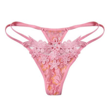 New Fashion Underwear Women Sexy Lingerie Gauze Low Waist Thongs and G String Lace Panties T-back Transparent Panties #23 GS
